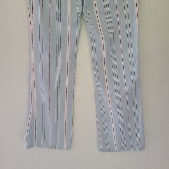 FOREVER 21 blue striped pants - Picture 6 of 8